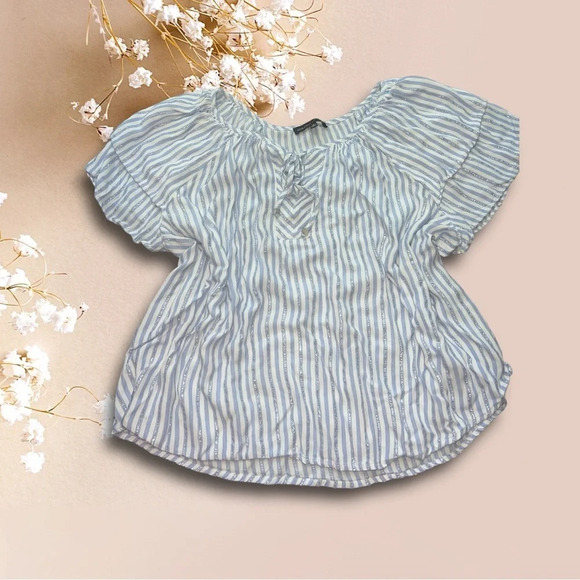 Adrienne Vittadini Women's Striped Blouse - Size 2X - Picture 1 of 9
